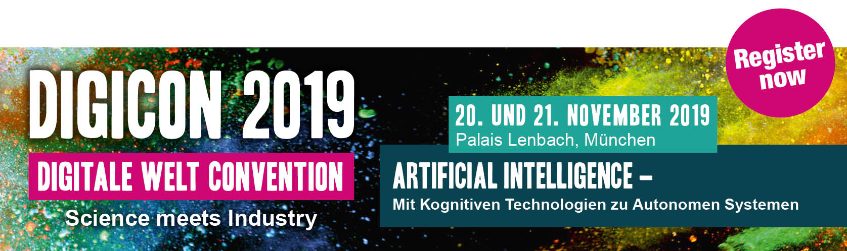 Digicon 2019 - Artificial Intelligence - With Cognitive Technologies to Autonomous Systems
